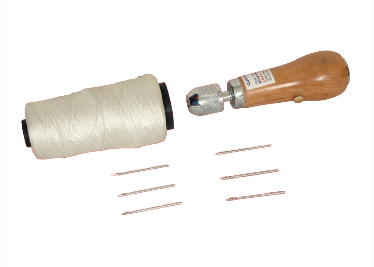 The Speedy Stitcher Sewing Awl Kit with Threads and Needles