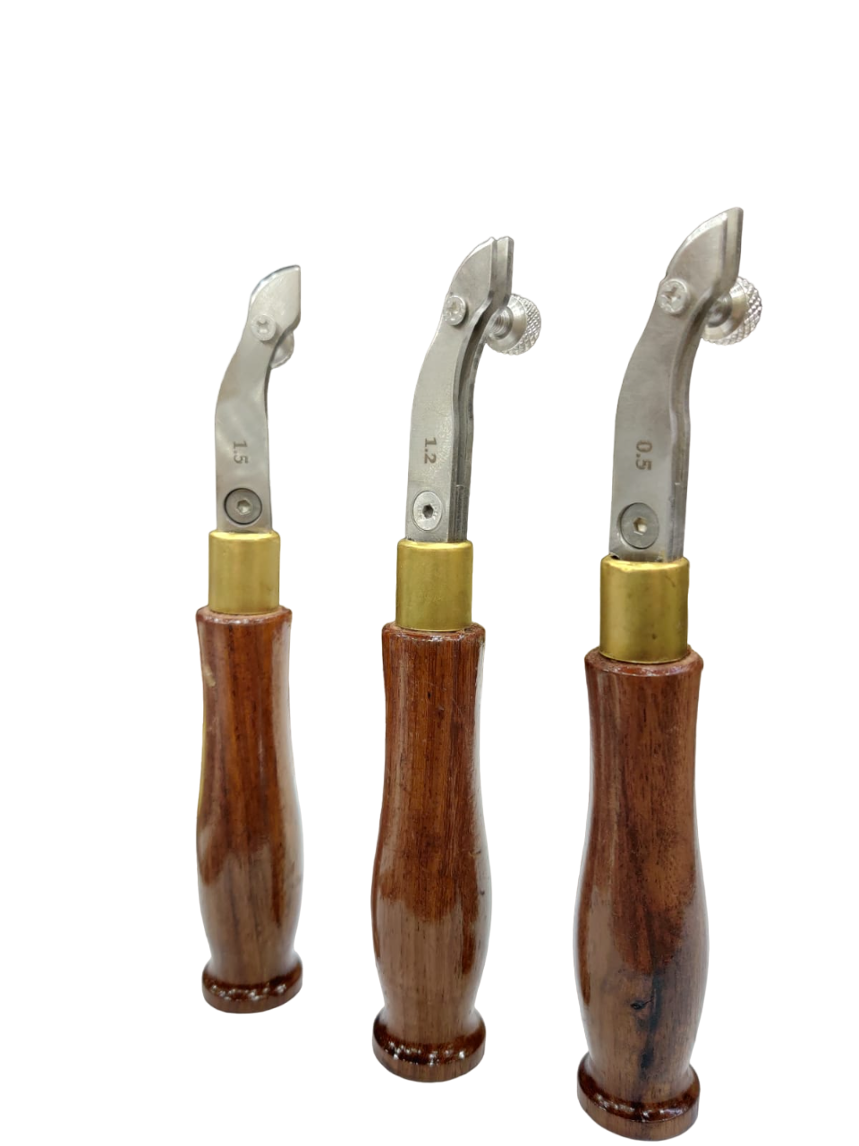 Leather Edge Creaser Stainless Steel Blade Wooden Handle Creaser Leather  Tools